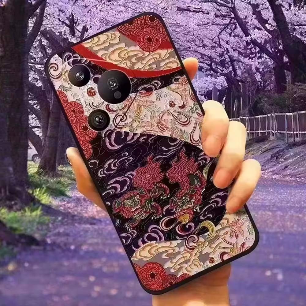 Für Sony Xperia XZ2 / XZ2 Compact / XZ2 Premium Hülle 3D Blumenprägung Silikon Prägeabdeckungen für Sony Xperia XZ2 Premium Weich