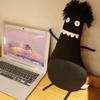 Süße Dunkle Gothic Schrullige Plüschpuppe Spielzeug Weich Gruselig Kawaii Foto Requisite Tischdekoration Für Freundin Und Kinder Halloween Geburtstagsgeschenk
