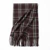 New sweet warm imitation cashmere scarf plaid student couple winter thickened warm scarf