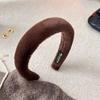 Korean Gentle Girl Sponge Hair Band Thickened Wide Version Hair Soft Waxy Lovely Foundation Fixed Hairstyle Hair Hoop