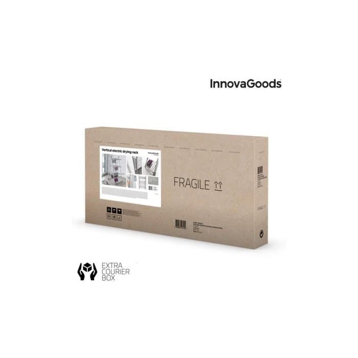 Étendoir À Linge Électrique Pliable Compak InnovaGoods 300W Gris (30 Barres)-- V0100467