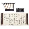 Rosewood Calligraphy Ruler & Paperweight