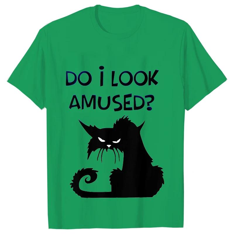 Black Cat I Was Told To Check My Cattitude T Shirt for Men Women Tops Funny T Shirt Short Sleeve Tees Summer Brand Tee Shirt
