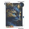 Creative Diamond Painting Kit for Adults DIY Cat Rhinestone Picture Canvas Leisure Craft Wall Art Gift Making Fun Set