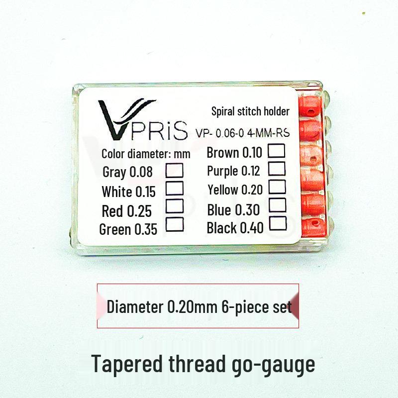 Threaded 0.05mm Ultra-Fine Steel Nozzle Cleaning Needle for Go-No-Go Gauge Valve