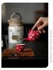 Red Xishi Ceramic Tea Pot - Elegant Chinese Style for Women, Single-Serve, Colored Glaze Design