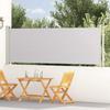 Vidaxl Toldo Lateral Extensible para Terraza, 117 X 600 Cm, Gris
