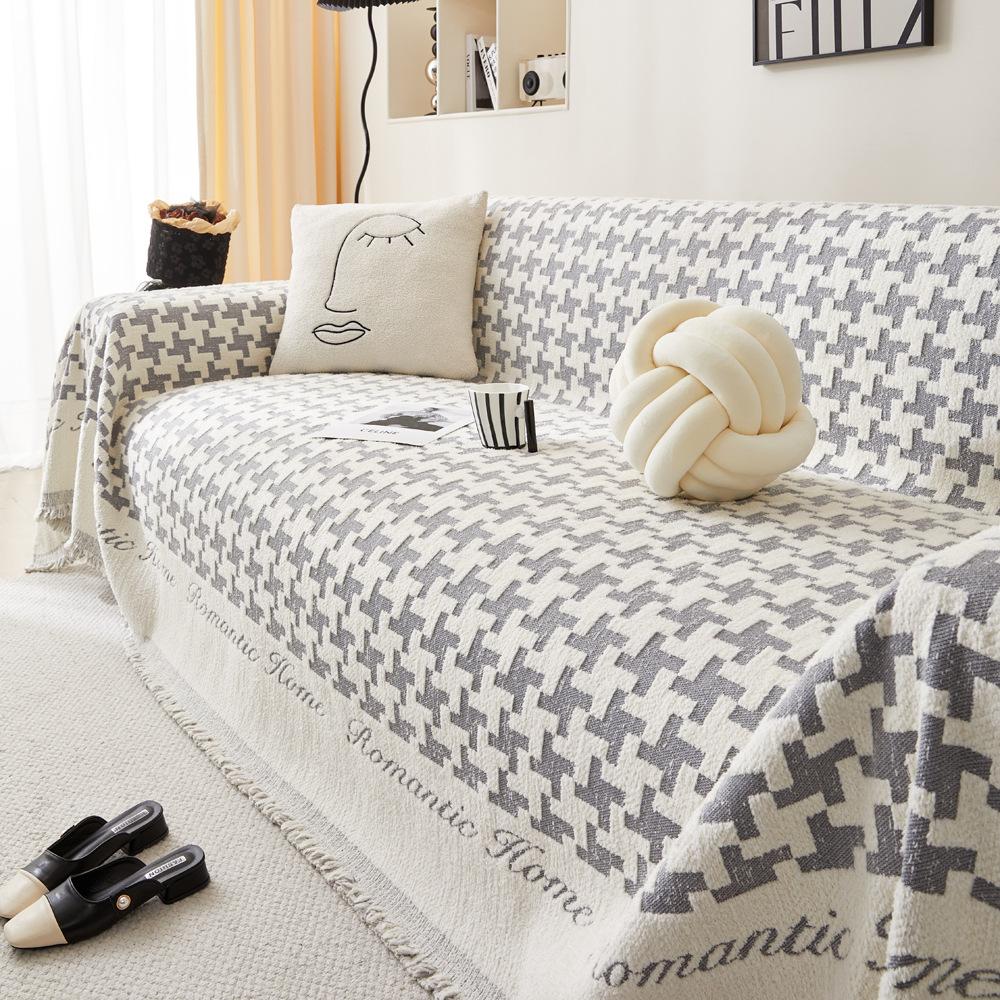 

Полубархатное плюшевое полотенце для дивана, универсальное универсальное полное покрытие для дивана, тканевый зимний утолщенный чехол для дивана 180X130