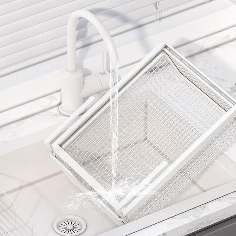 Wire Mesh Storage Basket Organizer Home Decoration Hanging Pullout Drawer for Dining Room Counter Bedroom Under Desk Pantry New