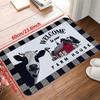 1Pcs Anti Fatigue Kitchen Rugs Cow Print Waterproof Non-Slip Thick Cushioned Kitchen Mat Heavy Duty Comfort Standing Mat for Kitchen