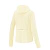 Li-Ning Fitness Series Simple Solid Color Zipper Hooded Windbreaker Women Outerwear Light-Goose-Yellow AFDV286-4