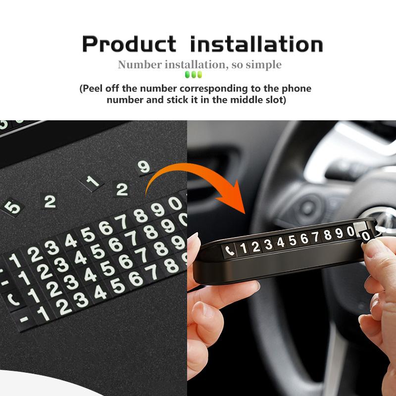 Car Temporary Parking Card Phone Number Holder Telephone Sign For BMW M Sport M2 M3 M4 M5 M6 E46 E90 E60 F10 F20 E87 X3 X6