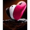 ATK Kabellose Maus, Gaming-/Büromaus, Kabelgebunden/Bluetooth/2,4G Drei-Modus, Leicht, Weiß