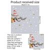 Christmas Wall Stickers Double Side Static Sticker Santa Claus Deer Xmas Tree Window Room Snowflakes Decor Sticker New Year 2022