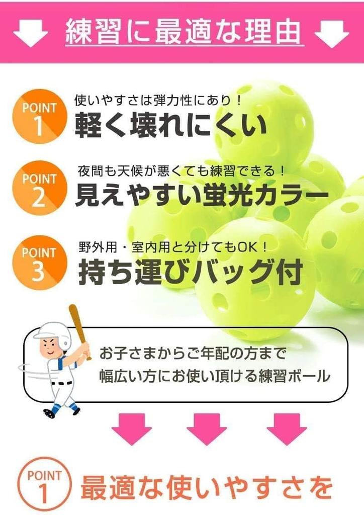 INDIVE Baseball Batting Practice Balls with Holes and Mesh Bag (Indoor Training Balls, Lightweight, Indoor Practice Toys, Baseballs) (50 Balls (2