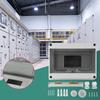 Outdoor Waterproof Distribution Box PC Surface-Mounted 1Row 8 Modules IP65 Fuse Box Connector Terminal 200X155X95mm Electrical
