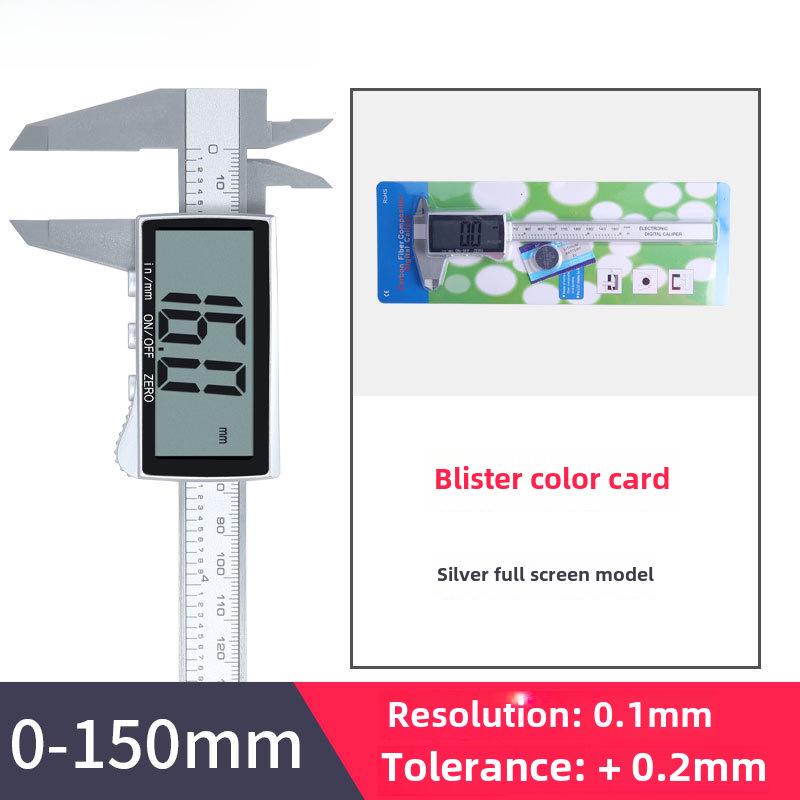 SYNTEK Mini Electronic Digital Vernier Caliper 0-150mm, All-Plastic Blister Pack
