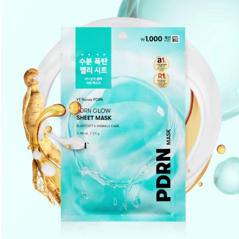 VT PDRN Glow Sheet Mask 25g X 10 Sheets
