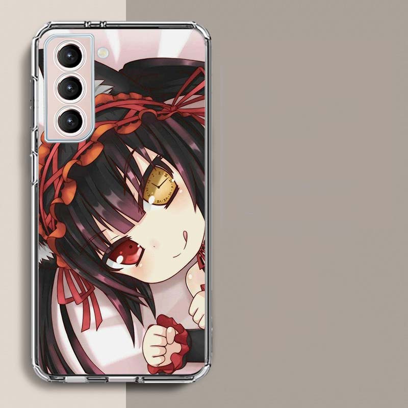 

Чехол для телефона Date A Live Токисаки Куруми Для Samsung Galaxy S25 Edge S24 S23 FE S21 S20 S10 Plus S22 S26 Ultra Чехол Прозрачные Чехлы T Samsung S24