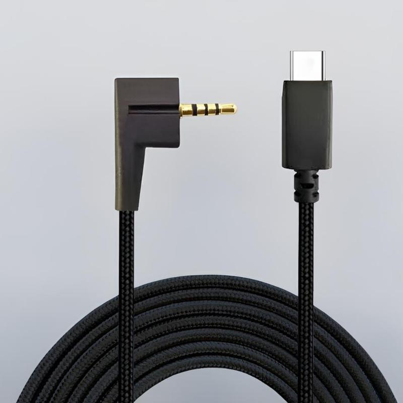 3.5mm/Type c Sound Cable for HD438/439/451/471i HD461Gi Headphones Cord Durability PVC Coating For High Fidelitys Sound