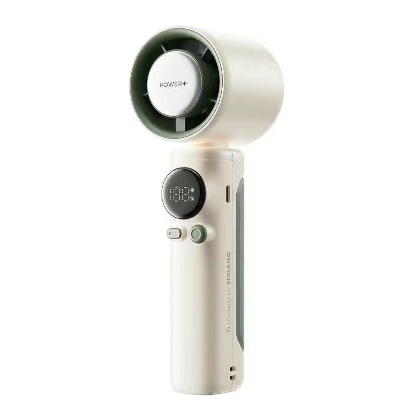S026 Handheld Mini Fan: 199-Speed Semiconductor Ice Cooling with Digital Display for Outdoor Use