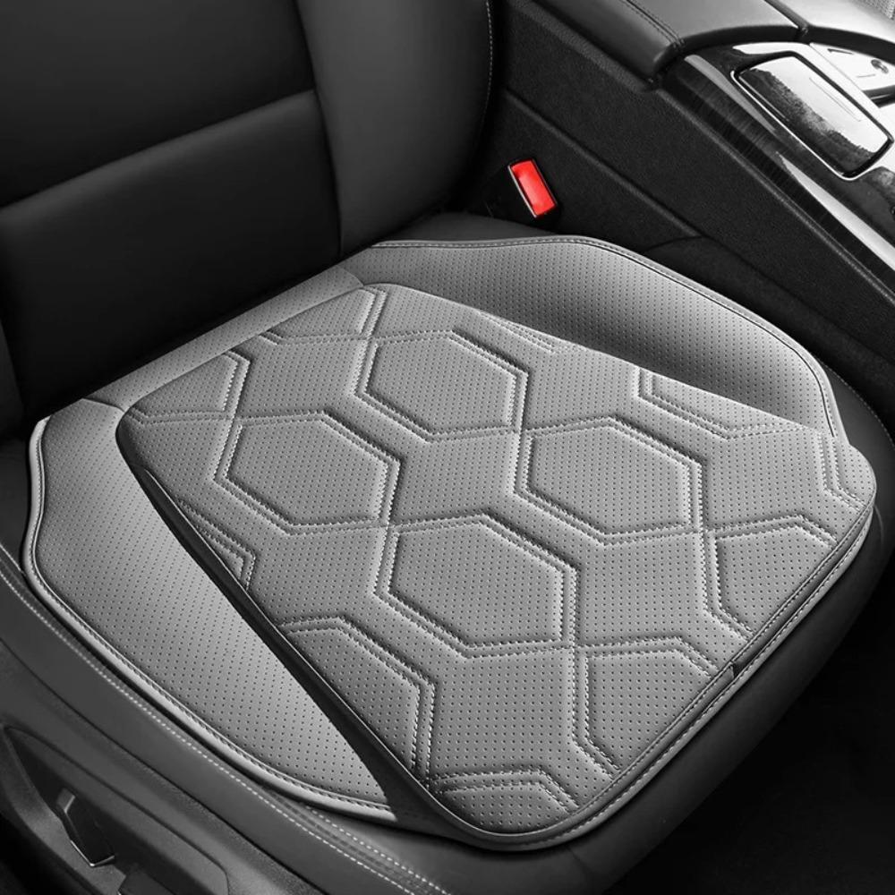 2PCS Car Seat Cushion Premium Black Honeycomb Pressure Relief Non Slip Driver Seat Pad for Long Drives Car Interior Accessories