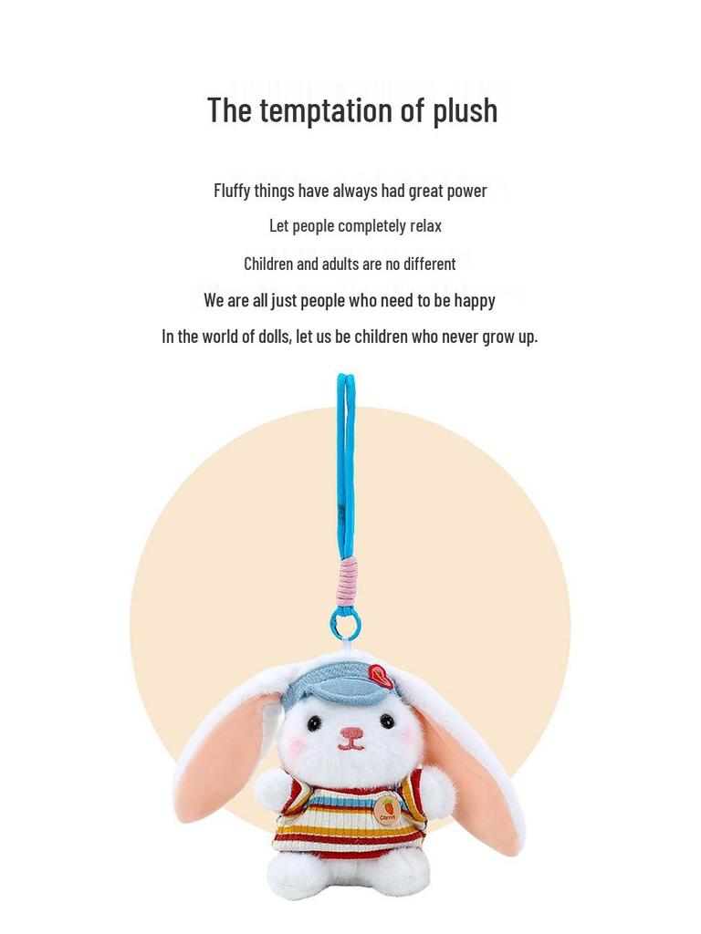 Versatile Koala Series Plush Rabbit Doll: Cute Bag Charm & Gift