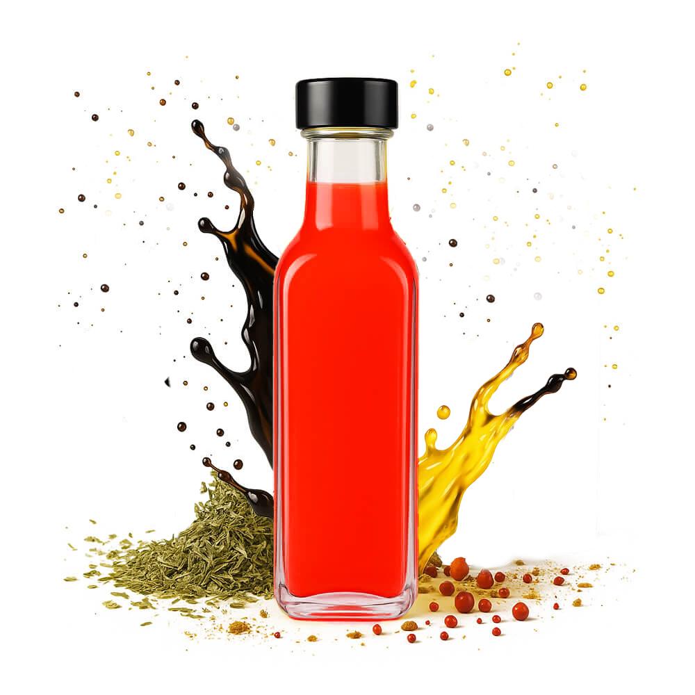 MARASCA 100ML Bottle GPI CAP FOR MOONLIGHT OLIVE OIL ALCOHOL GLASS BOTTLES