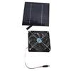 20W Solar Powered Exhaust Fan Powerful 12cm Fan Portable Solar Panel Fan Kit for RV Greenhouse Pet House