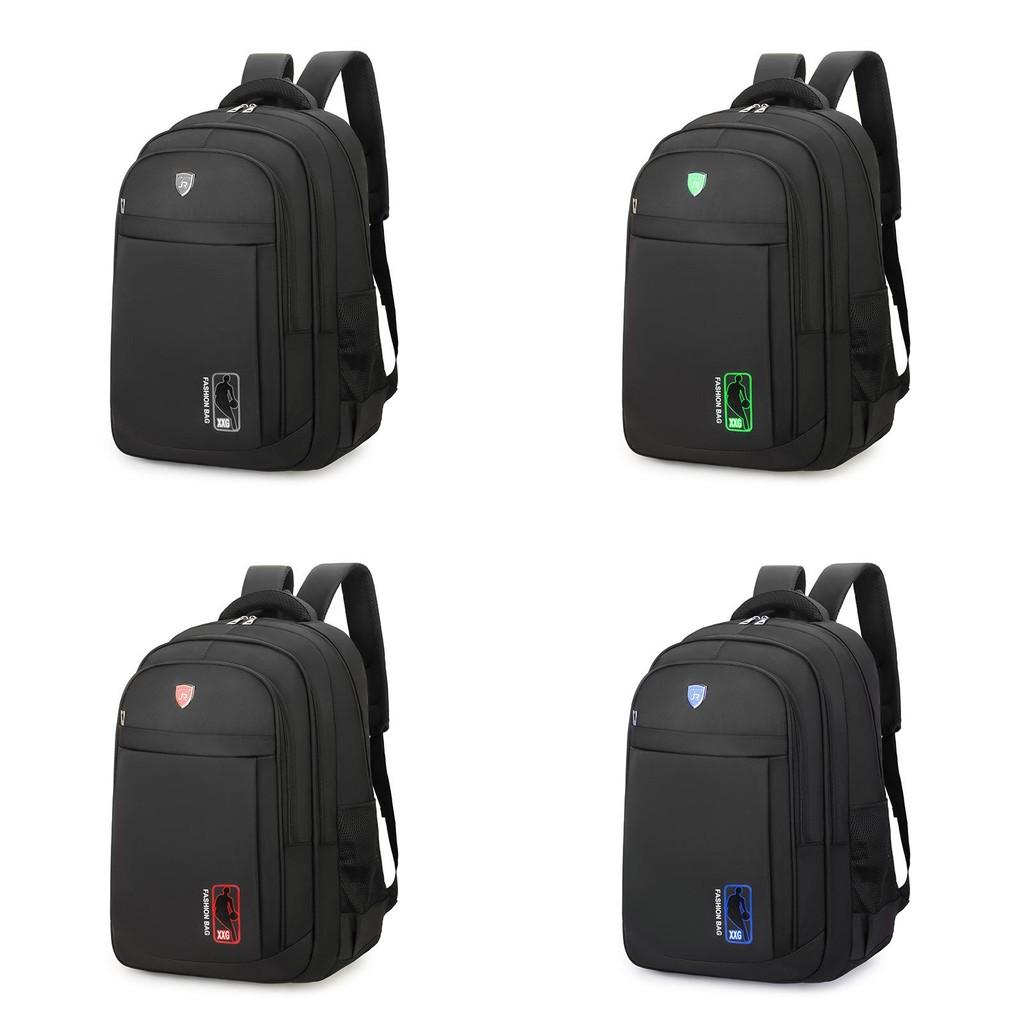 Oxford Fabric Casual Travel Backpack With Letter Printed For Students And Commuters