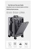 Drop-Resistant 24" Front-Opening Suitcase Set with Lock (20" Carry-On Included)