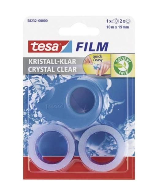 Professional Dual Tape Dispenser Set: Includes 2 Units and 10m x 19mm Tape Rolls