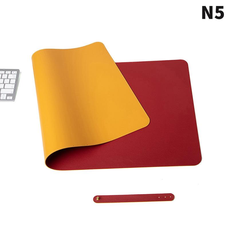 Nail Art Table Mat Soft Foldable Manicure Hand Rest Pad Waterproof Scratch Easy-Clean Office Desk Mat Portable PU Leather Pads