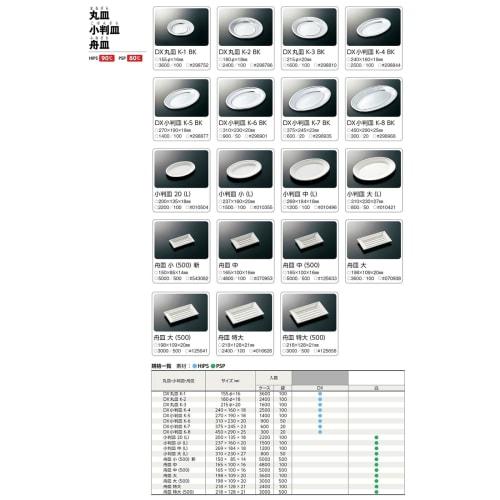 Chuo Kagaku Boat Plate Large 100 Pieces