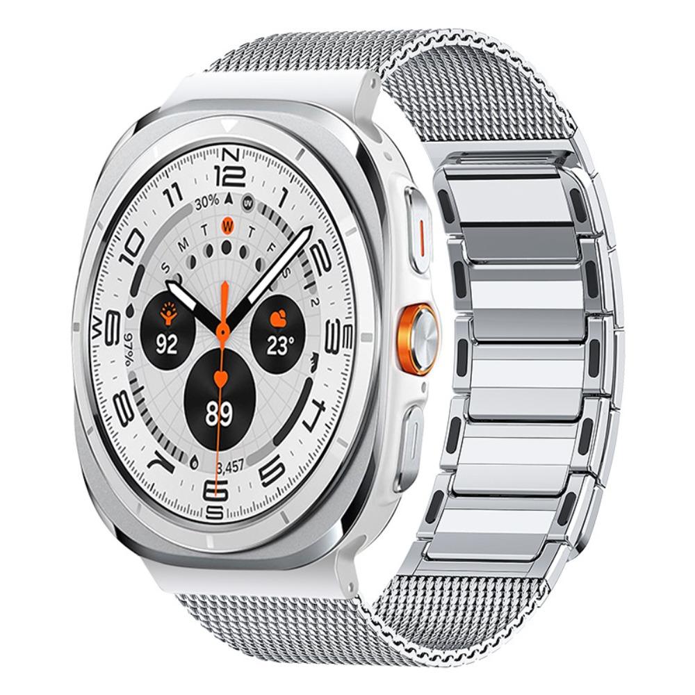 Magnetic Stainless Steel Metal Band for Samsung Galaxy Watch 9 Ultra 2 47mm Replacement Wrist Strap for Watch 9 8 40mm 44mm Watch 8 Classic 46mm