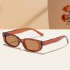 Latest Vintage Retro Small Frame Rectangular Fashionableable Sunglasses for Women Jelly Colored Sunshade Sun Eyeglasses UV400 Glasses