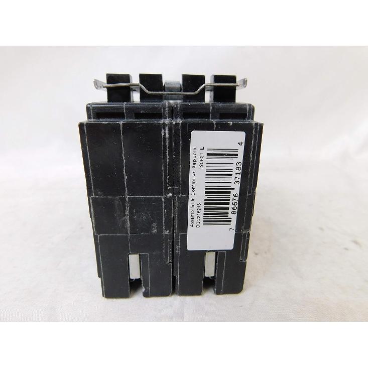 

Eaton BQC215215 Plug-In Mount Type BQC Quadplex Circuit Breaker 4-Pole 15 Amp Outer Two Pole 15 Amp Center Two Pole 120/240 Volt AC