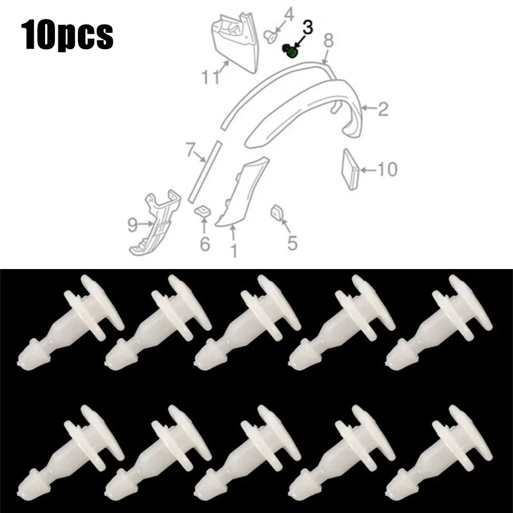 10pcs Wheel Arch Fender Clips Flare Liner Fastener For Nissan Frontier Pathfinder Xterra Navara D22 Patrol GU Infiniti Qx4 Qx56