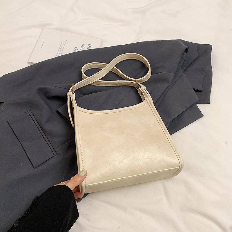 

Премиальная женская сумка 2025 года, универсальная сумка-мессенджер, сумка через плечо в стиле ретро белый