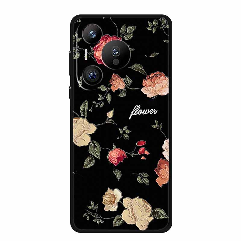 3D Emboss Case For Honor 400 Pro Phone Case Flower Shockproof Silicone Soft Coque For Honor400 Pro Back Cover Case 400Pro Funda
