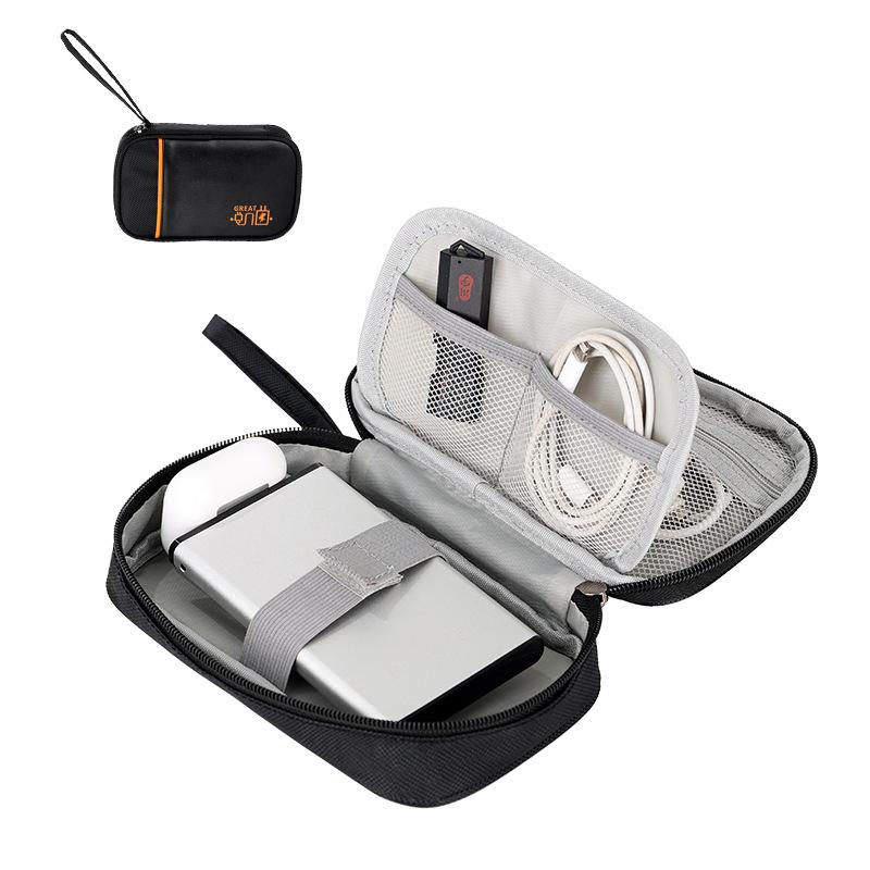 Handheld Portable Data Cable Storage Bag Travel Hard Drive Protective Cover Charger USB Flash Accessories Headphones Multifunctional Storage Box