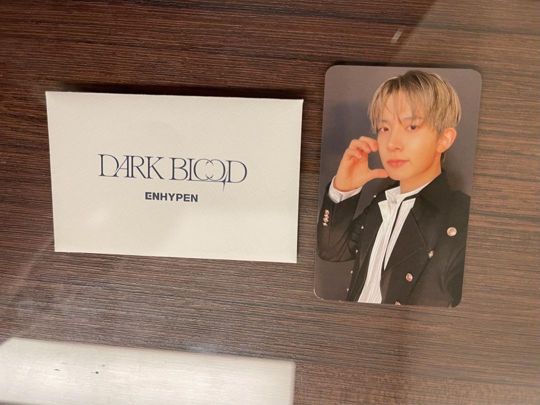 

[Б/У] ENHYPEN DARK BLOOD Корейский Шоукейс Лимитированное издание Торговая карта Хисын