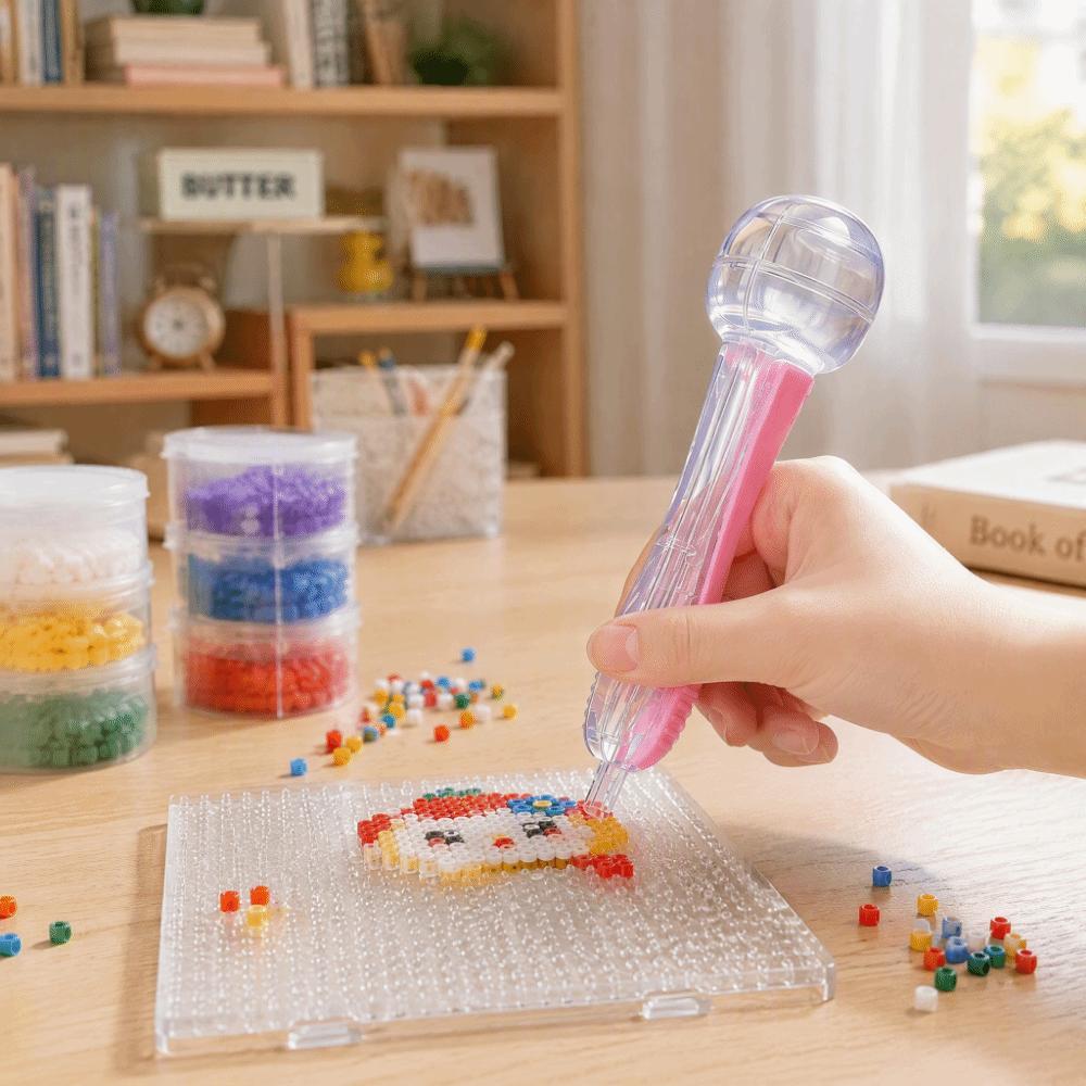 2.6mm Melty Beads Dispenser Automatic Bead Placement Tool Fuse Beads Pen Handmade Craft