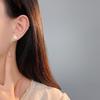 Elegant Flower Screw Earrings for Women Light Luxury High-end Elegant Temperament Earrings