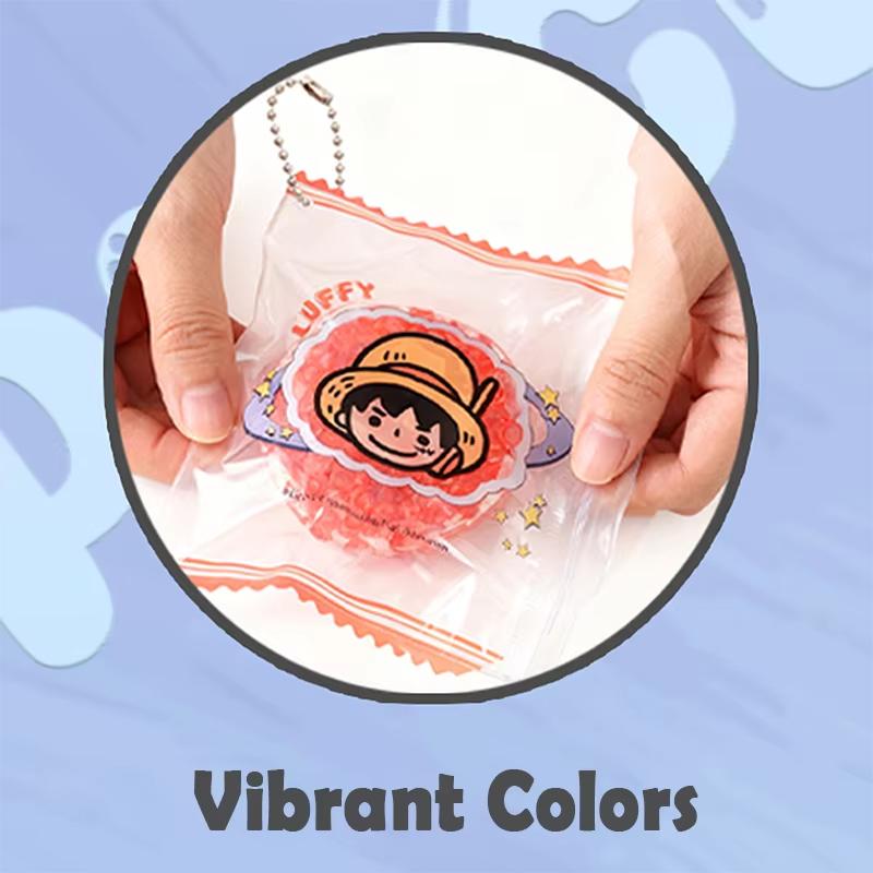 1pc Officially One Piece Egghead Candy Squishy Keychain Blind Bag | Stress Relief & Collectible Gift for Holidays & Birthdays.