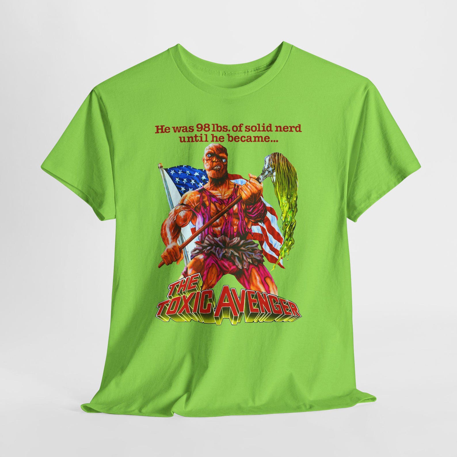The Toxic Avenger Unisex Tee - Vintage Retro Graphic T-Shirt, Classic Movie Fan Gift, 80s Cult Film Shirt, Horror Comedy Tee, Pop Culture L