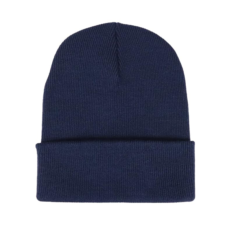 

[LOSANGELS APPAREL] Los Apa knit hat knit cap men s ladies Plain color hat beanie BEANIE made in U.S.A. Made in America free size navy navy blue