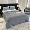 Luxurious Single - Layer Taffeta Blanket Flanged Edge for Naps and Sofa Cover with Feature
