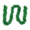 Woolen Twisted Flower Wreath Christmas Tree Party Decoration Christmas Silver Metal Wire Solid Color Decorative Strip