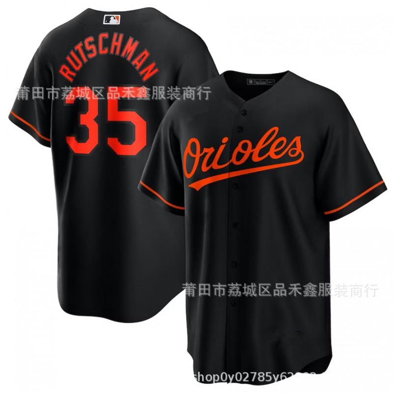 Baltimore Orioles MLB Baseball Jersey 35 Adley Rutschman Cotton Team Fan Apparel Men Women